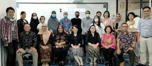 Foto bersama pembicara dan peserta acara Relaunching CGTI, Februari 2023