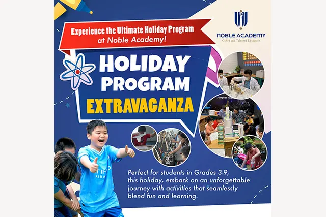 Poster Holiday Program 2024 Noble Academy